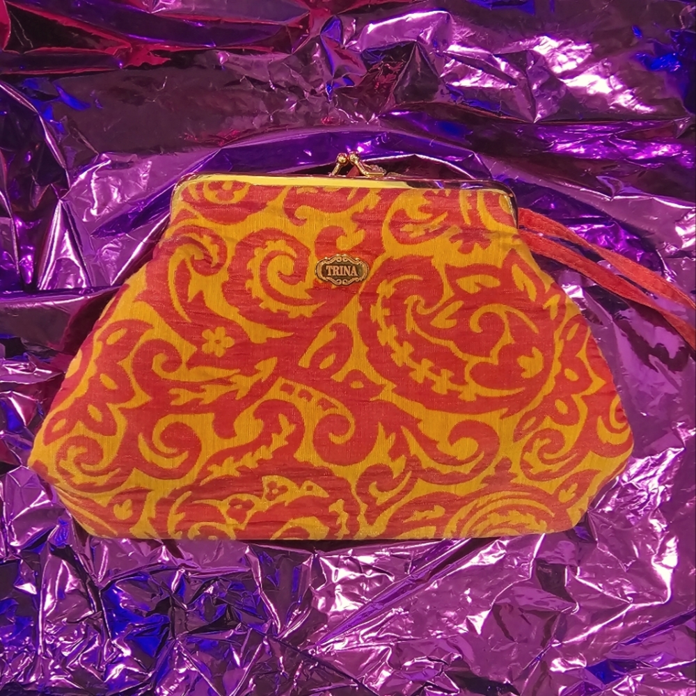 Trina Turk clutch or makeup bag